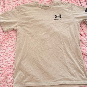 Under Armour Men's Beige Freedom Tee